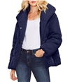 Vince Camuto Womens Matte Quilted Jacket darkblue XS