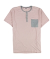 bar III Mens Pocket Basic T-Shirt pink XL