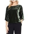 Vince Camuto Womens Ruffled Knit Blouse, TW1