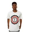 Black Scale Mens The Inner Sanctum Graphic T-Shirt white S
