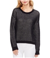 Vince Camuto Womens Textured Stitch Pullover Sweater
