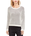 Vince Camuto Womens Textured Stitch Pullover Sweater natural XL