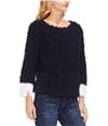 Vince Camuto Womens Popcorn Knit Pullover Blouse