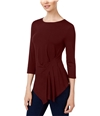 Vince Camuto Womens Asymmetrical Pullover Blouse, TW1