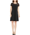 Vince Camuto Womens Illusion Shift Dress black XS