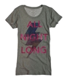 Ecko Unltd. Womens All Night Graphic T-Shirt htrgrey XS