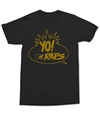 Changes Mens Yo! Raps Graphic T-Shirt black S