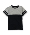Ecko Unltd. Womens Colorblock Stripe Sleeve Basic T-Shirt black S