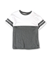 Ecko Unltd. Womens Colorblock Stripe Sleeve Basic T-Shirt chrhtrgy S
