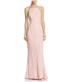 Aqua Womens Sleeveless Fit & Flare Dress pink 4