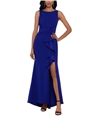 Betsy & Adam Womens Solid Gown Dress, TW3