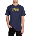 Volcom Mens Chop Lop Graphic T-Shirt nvy M