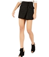 ASTR The Label Womens Tweed Casual Skort Shorts black S