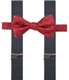 Alfani Mens Bow Tie Medium Suspenders geored One Size