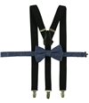 Alfani Mens Speckled Medium Suspenders navy One Size