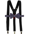 Alfani Mens Speckled Medium Suspenders purpblk One Size