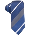 Alfani Mens Warren Stripe Self-tied Necktie charcoalblue One Size