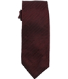 Alfani Mens Striped Self-tied Necktie darkred One Size