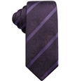Alfani Mens Striped Self-tied Necktie purple One Size