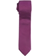 Alfani Mens Solid Silk Self-tied Necktie berry One Size