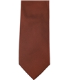 Alfani Mens Solid Silk Self-tied Necktie copper One Size