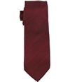 Alfani Mens Slim Stripe Self-tied Necktie red One Size