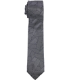 Alfani Mens Geometric Self-tied Necktie gray One Size