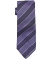 Alfani Mens Stripe Self-tied Necktie lilac One Size