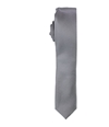 Alfani Mens Satin Self-tied Necktie silver One Size