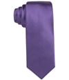 Alfani Mens Slim Self-tied Necktie purple One Size