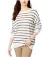 Lacoste Womens Striped Pullover Sweater white XS