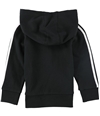 Adidas Boys Classic Cotton Fleece Hoodie Sweatshirt black 24M