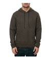 Ambig Mens The Dwight Quilted Hoodie Sweatshirt