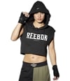 Reebok Womens Train Like A Fighter Hoodie Sweatshirt black S