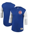 Mitchell & Ness Mens Chicago Cubs Henley Shirt ccuroya1 M