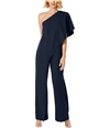 Adrianna Papell Womens Solid Jumpsuit navy 2