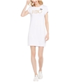 Adrianna Papell Womens I Do Shirt Dress white L