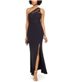 Adrianna Papell Womens Lace Gown Dress navy 2