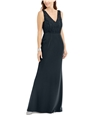 Adrianna Papell Womens Lace Gown Dress navy 4