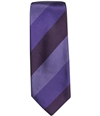 Alfani Mens Bennington Stripe Self-tied Necktie blackpurple One Size