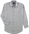 Alfani Mens Performance Stretch Button Up Dress Shirt silverzigzag 14.5