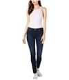7 For All Mankind Womens Raw Scallop Hem Skinny Fit Jeans