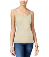 Planet Gold Womens Solid Cami Tank Top beige XL