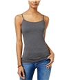 Planet Gold Womens Solid Cami Tank Top charcoal XL