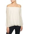 Sanctuary Clothing Womens Textured Pullover Blouse winterwht XS