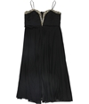 B&A Womens Embellished A-line Dress blk 14W