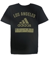 Adidas Mens Los Angeles Graphic T-Shirt black2 L