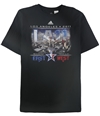 Adidas Mens LA 11 NBA All-Star Game Graphic T-Shirt black S