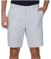 Nautica Mens Striped Casual Chino Shorts brightwht 40