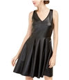 Rosie Harlow Womens Pleated A-line Dress blackbeauty XXS